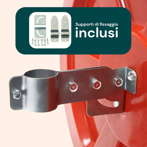 daimann specchio parabolico di sicurezza 60 cm con staffe di fissaggio ean 8056590070406