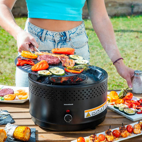 immagine-9-innovagoods-barbecue-a-carbone-elettrico-portatile-4in1-con-borsa-di-trasporto-ean-8435527826505