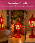 saint joy lampada natalizia con neve luci led e musica usb 2 colori ean 8050043128195