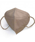 Mascherina FFP2 NR beige a 5 strati, filtrazione 99%, mascherina monouso certificata EN149