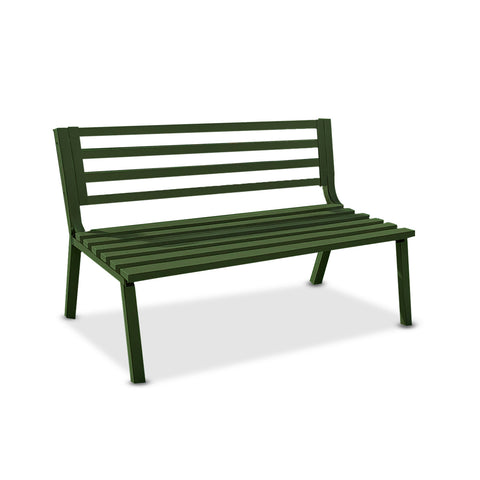 Panca Montecarlo Verde In Acciaio Verniciato Con Design Moderno