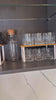 Avilia Set 2 Ripiani in Bambù con Struttura in Metallo Effetto Legno Design Moderno Salvaspazio e Multiuso Ean 8056819050103