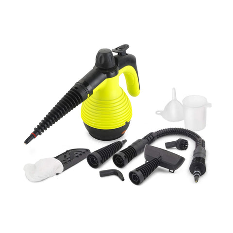 Pulitore a Vapore Portatile 1050W con Riscaldamento Rapido e Accessori Inclusi