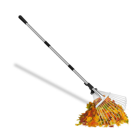 Rastrello Retrattile In Acciaio Carbonio