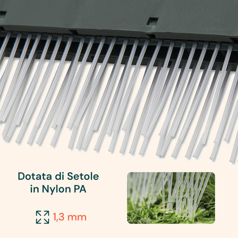 Scopa Per Prato Sintetico Con Manico Telescopico