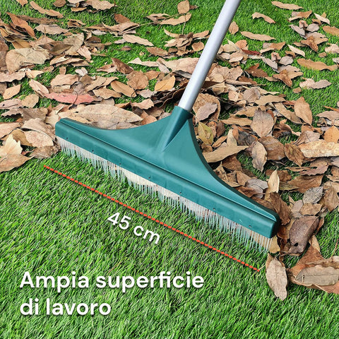 Scopa Per Prato Sintetico Con Manico Telescopico