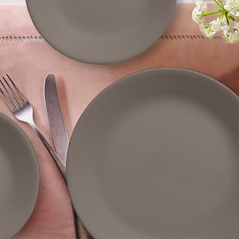 Avilia Servizio 18 Piatti in Porcellana Resistenti con Design Moderno Elegante Raffinato Tortora Ean-8056897152942