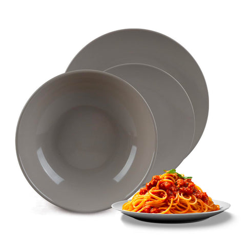 Avilia Servizio 18 Piatti in Porcellana Resistenti con Design Moderno Elegante Raffinato Tortora Ean-8056897152942