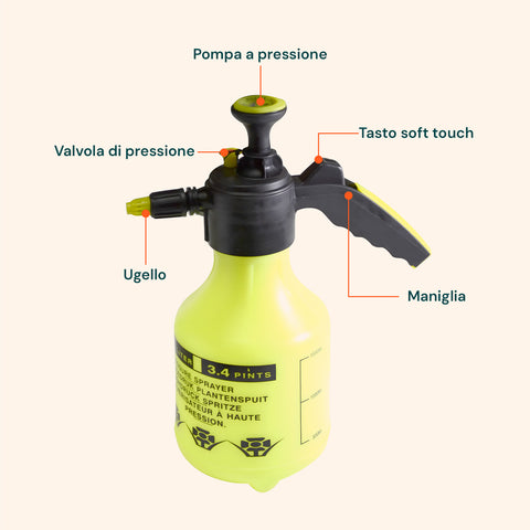 Nebulizzatore In Plastica Pro Da 1,5l