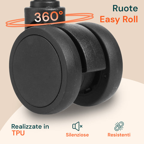 Set 3 Trolley Con Manico Telescopico E Ruote 56/66/76cm Verde