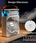 Design silenzioso con timer intelligente programmabile per 1, 2 o 3 ore di funzionamento automatico in camera da letto
