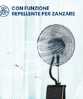 Wintem Ventilatore Nebulizzatore Atum 90W con Ionizzatore, Aroma, Serbatoio 3L e Oscillazione Timer 12h e LED Touch Ean-8052286430707