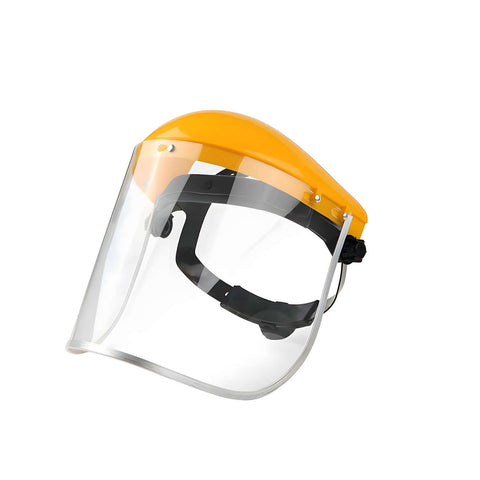 Visiera Protettiva In Pc Con Copricapo Regolabile E Fascia Antisudore