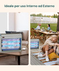 Zanzariera elettrica ideale per uso interno ed esterno, soggiorno e giardino, famiglia protetta da insetti in casa e all'aperto