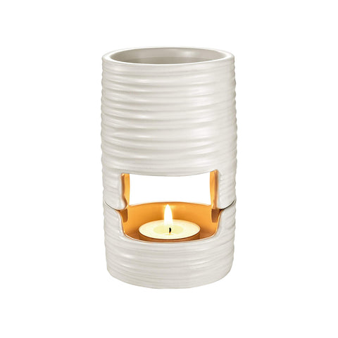 Diffusore di Aromi in Ceramica Smaltata Bianco Design Compatto e Raffinato