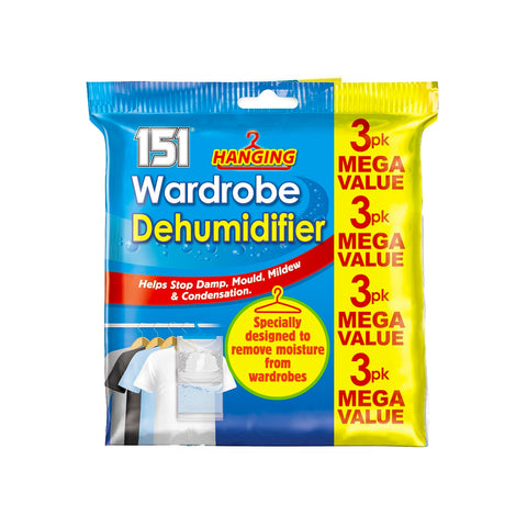 Set 3 Sacchetti Deumidificatori Per Armadio 180g