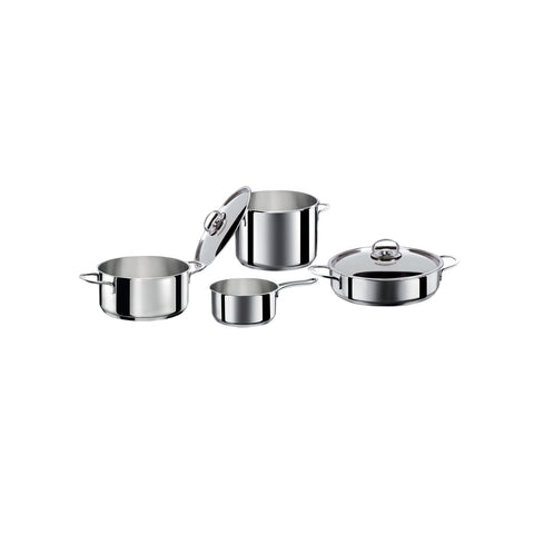 Set 6 Pezzi Batteria Divina In Acciaio Inox