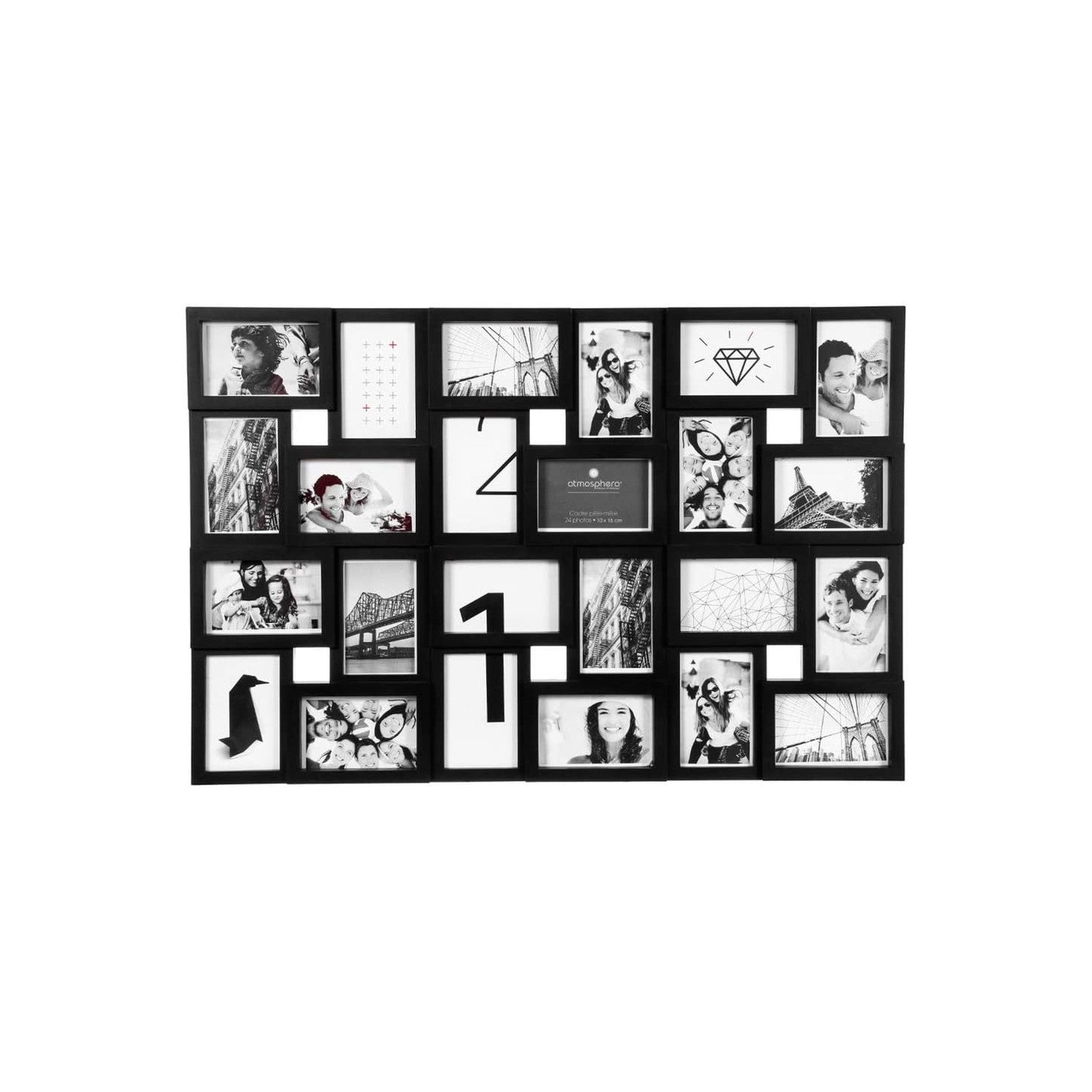 Cornice Portafoto Per 24 Fotografie 85x57cm