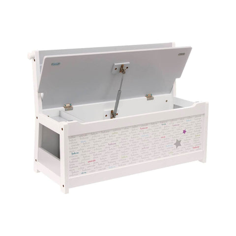 Panca Con Cassapanca In Legno 3 In 1 78x33x56cm