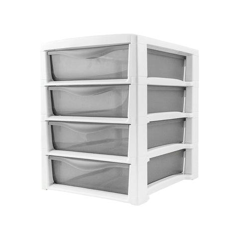 Cassettiera Spring Office A 4 Cassetti Bianco Fume'