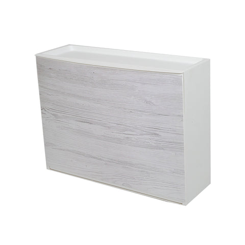 Scarpiera Iml Wood A Parete 16x51,5x39cm Bianco