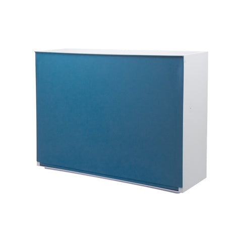 Scarpiera Liscia A Parete 16x51,5x39cm Blu Avion