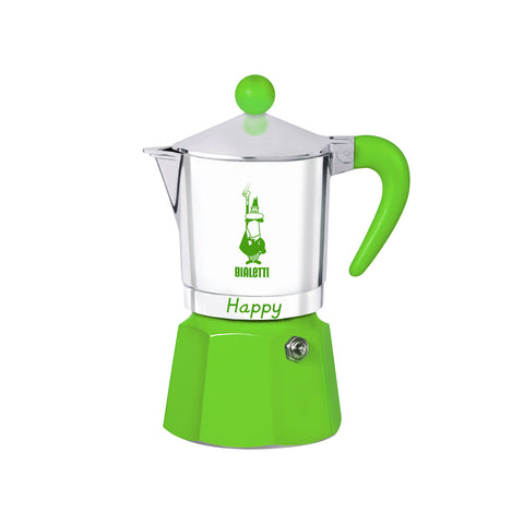 Caffettiera Happy Da 3 Tazze Verde