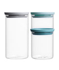 immagine-1-brabantia-set-3-barattoli-impilabili-03-06-e-11l-ean-8710755298325
