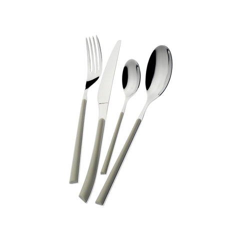 Set 24 Pezzi Acciaio Inox Stella Avorio