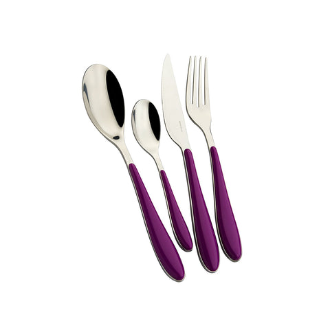 Set 24 Posate In Acciaio 18/10 Gioia Iris