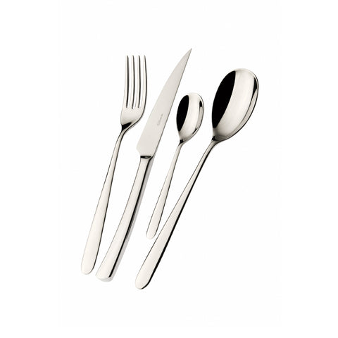 Set 24 Posate In Acciaio 18/10 Preludio