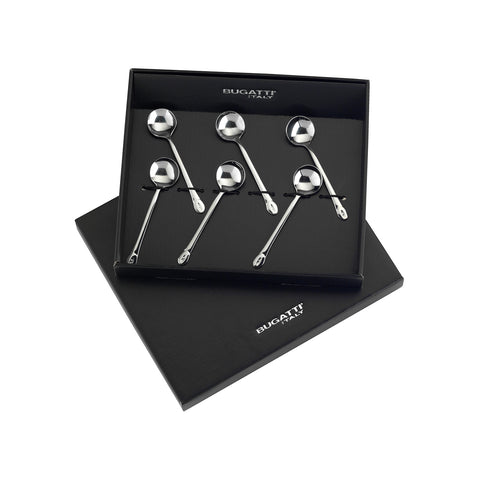 Set 6 Cucchiaini Moka In Acciaio 18/10