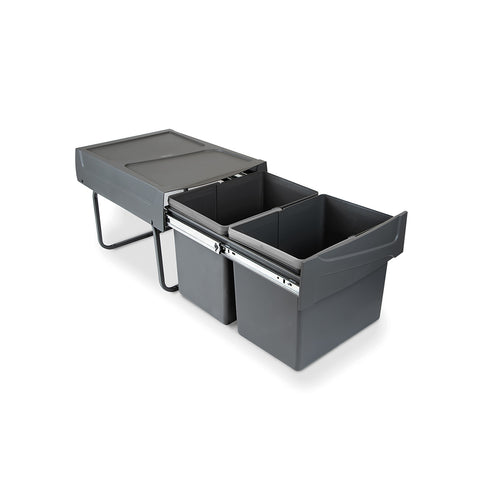 Doppia Pattumiera Estraibile Per Raccolta Differenziata 15l