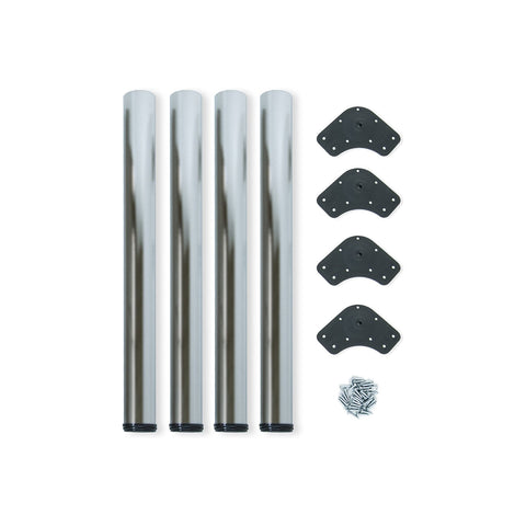 Set 4 Gambe Tavolo Regolabili D. 60x710-730mm