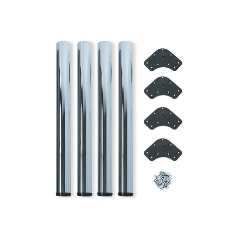 Set 4 Gambe Tavolo Regolabili D. 60x830-850mm