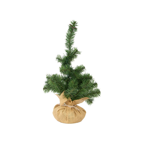 Albero Di Natale Con Base In Juta 60cm