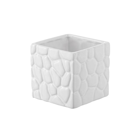 Portaspazzolino In Ceramica Inciso