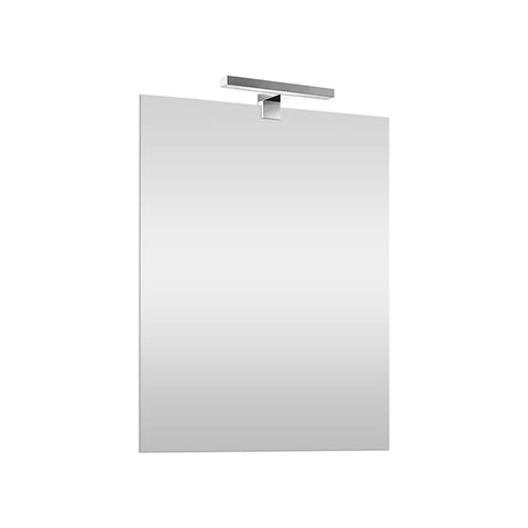 Specchio Rettangolare A Filo Lucido Con Luce Led 4,5w 50x60cm