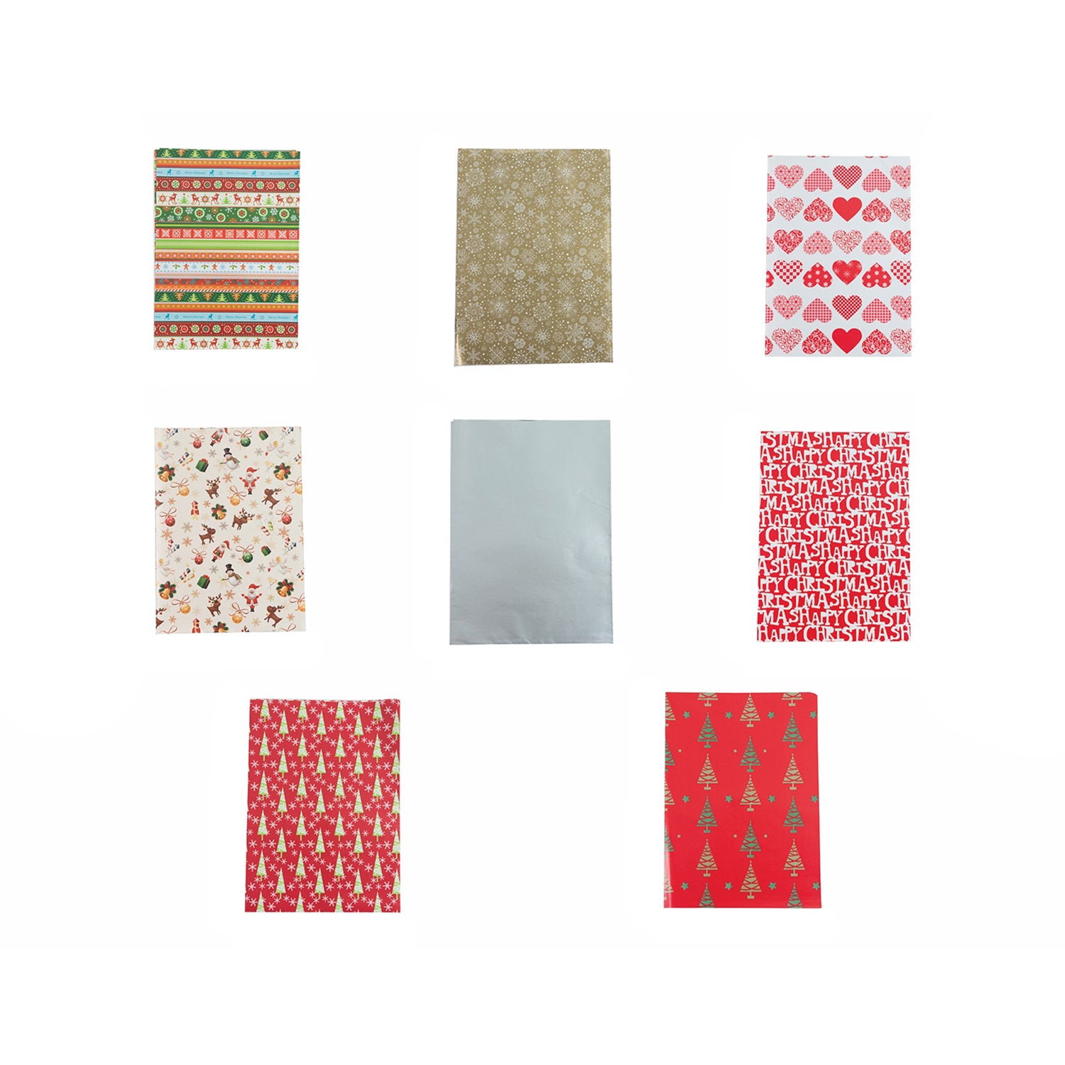 Foglio Di Carta Regalo Natalizio 70x100cm