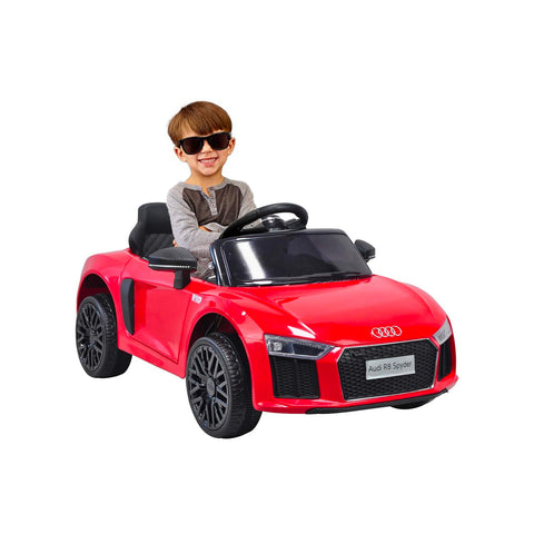 Macchina Elettrica Audi R8 Spyder Rossa 12v 4,5ah 106x60x41cm