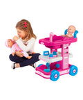 immagine-1-giaquinto-my-princess-carrello-7-pezzi-alto-48cm-con-bagnetto-trolley-per-bambine-ean-8058486005080