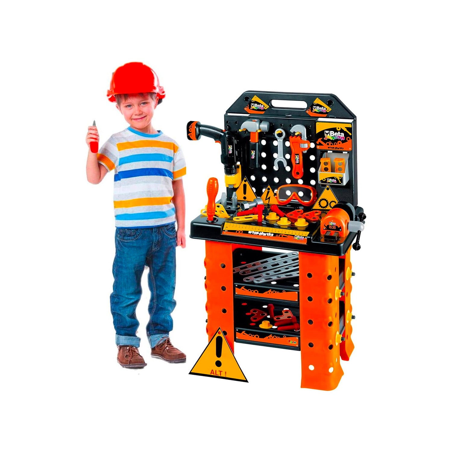 Tavolo Da Lavoro Con 30 Attrezzi E Accessori Alto 75cm Beta Junior