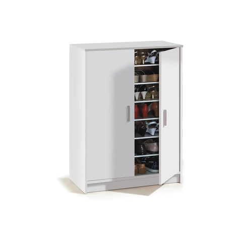Scarpiera A 2 Ante Bianco 75x35x101cm