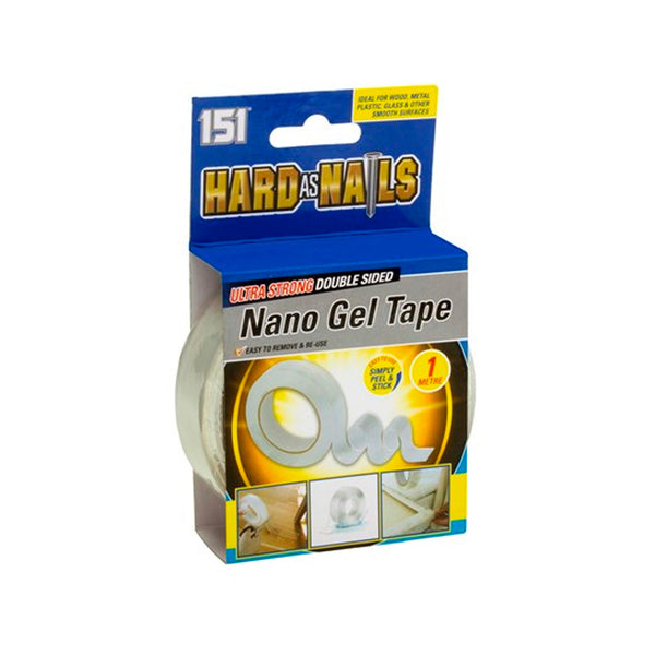 Nastro adesivo nano 100 cm trasparente riutilizzabile multifunzionale