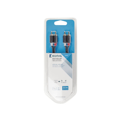 Cavo Audio 2x Maschio Rca - Maschio 3m