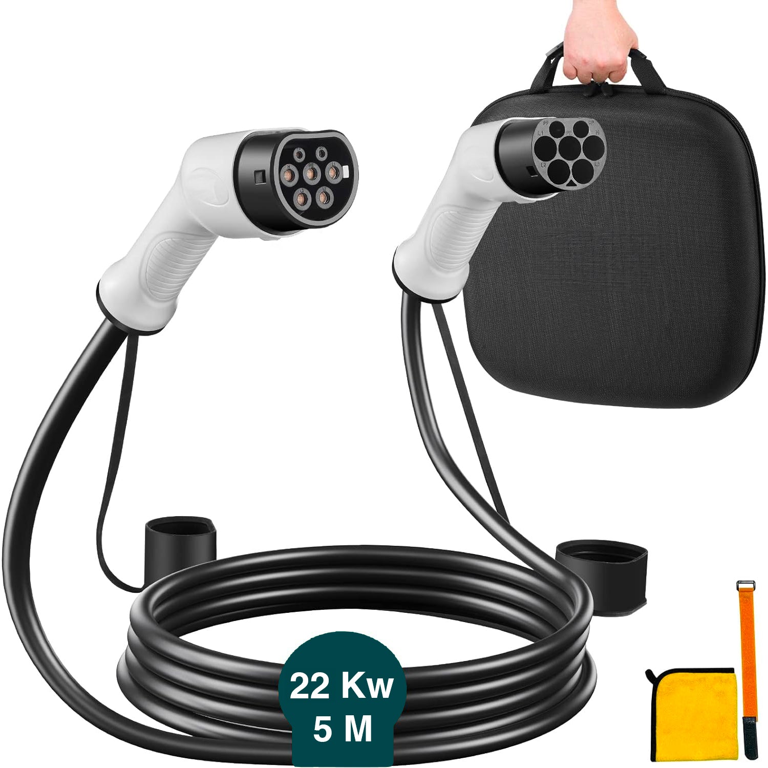 Caricatore Auto Elettriche E Stazione Di Ricarica Con Custodia 32a 5m