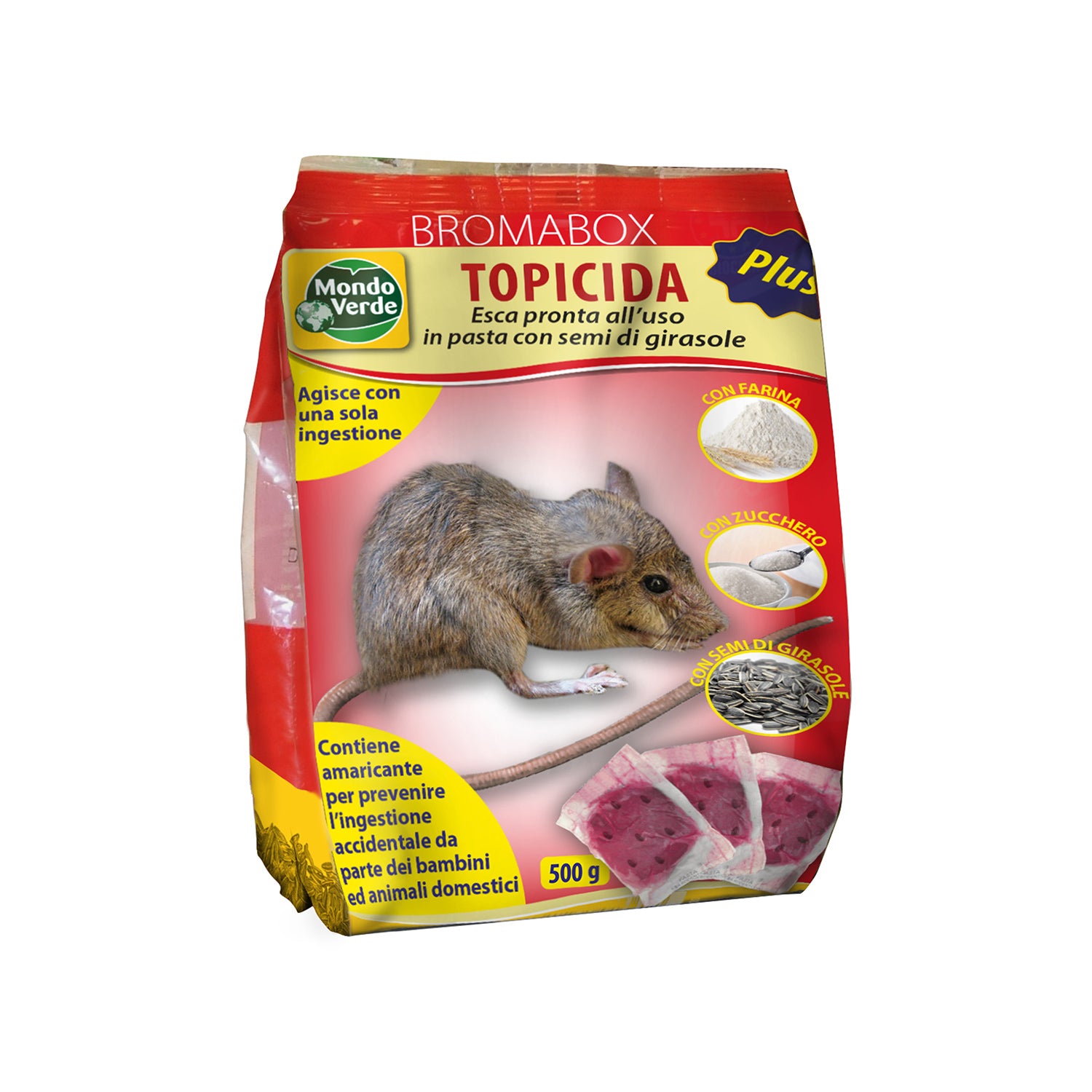 Topicida Esca Girasole per Topi 500g