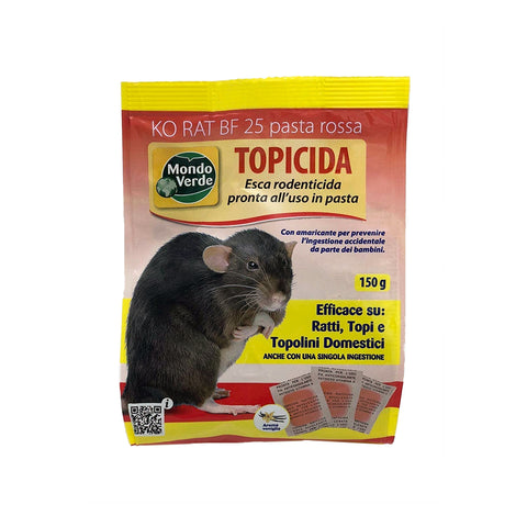 Topicida Esca In Grano Rosso Per Topi 140g