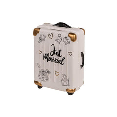 Salvadanaio A Forma Di Trolley Just Married In Ceramica