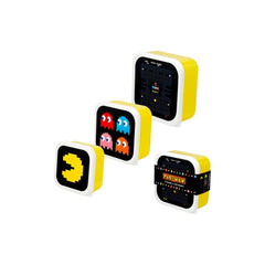 Set 3 Contenitori Portapranzo Impilabili Pac-Man In Plastica
